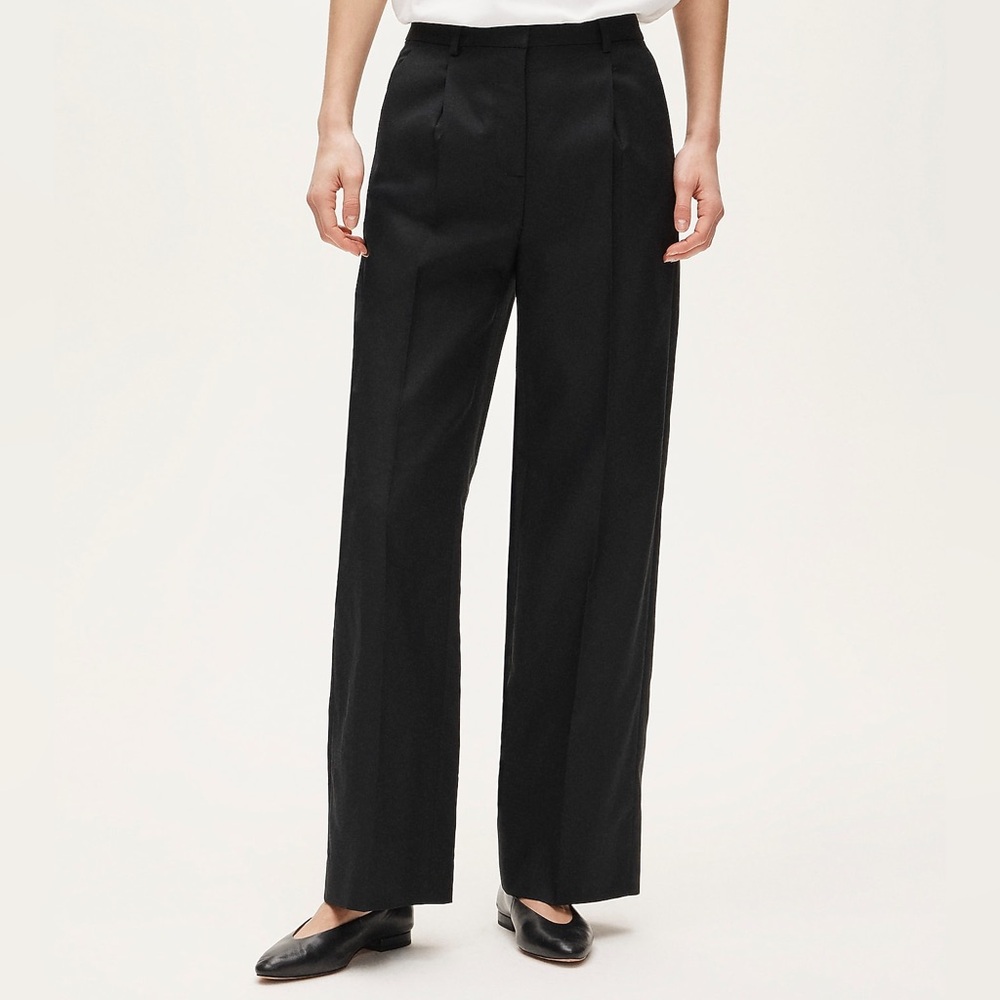 J. Crew Black Wide Leg Pants in Size 6